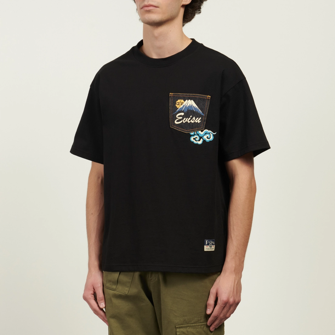 Evisu Мужская футболка Godhead Lion Dance Print