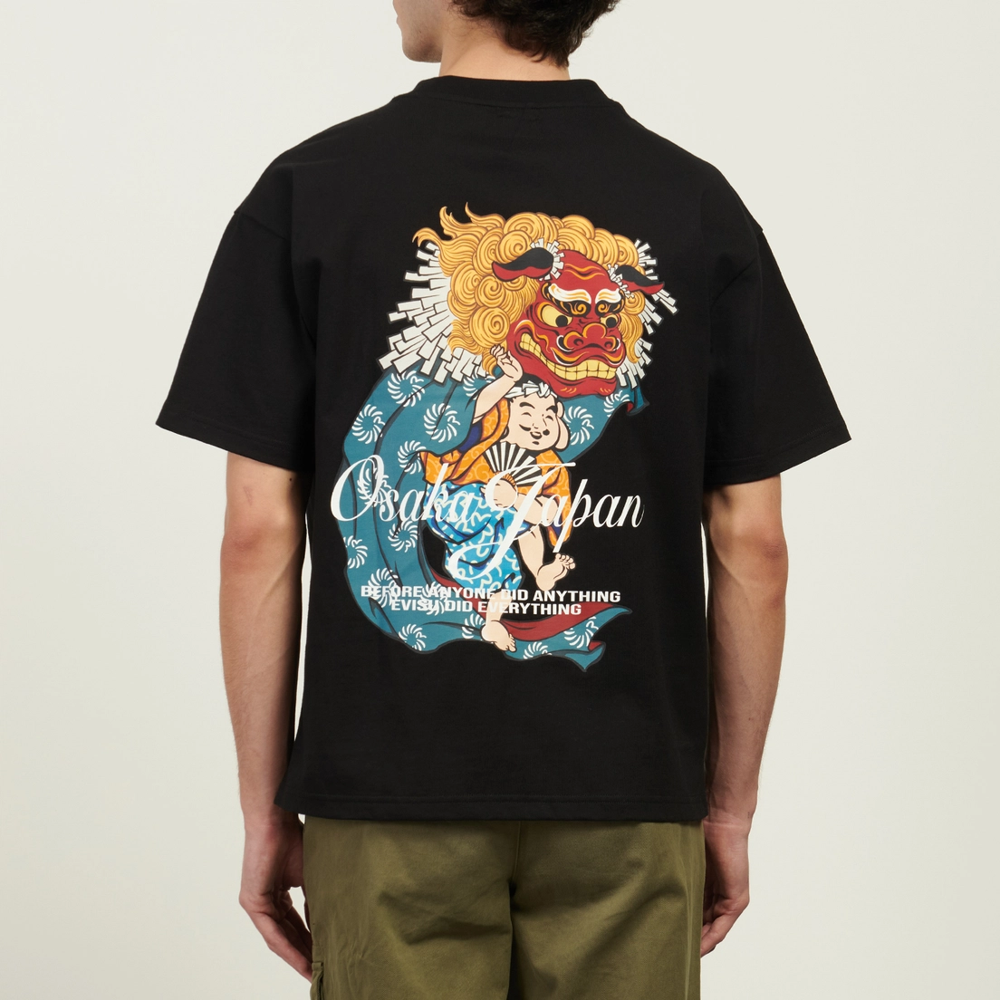 Evisu Мужская футболка Godhead Lion Dance Print