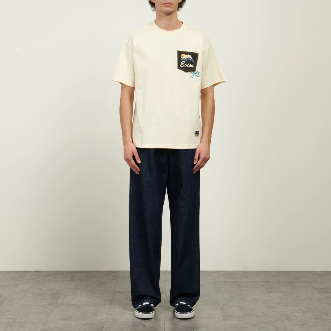 Evisu Мужская футболка Godhead Lion Dance Print