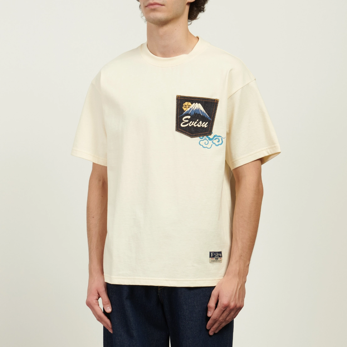 Evisu Мужская футболка Godhead Lion Dance Print