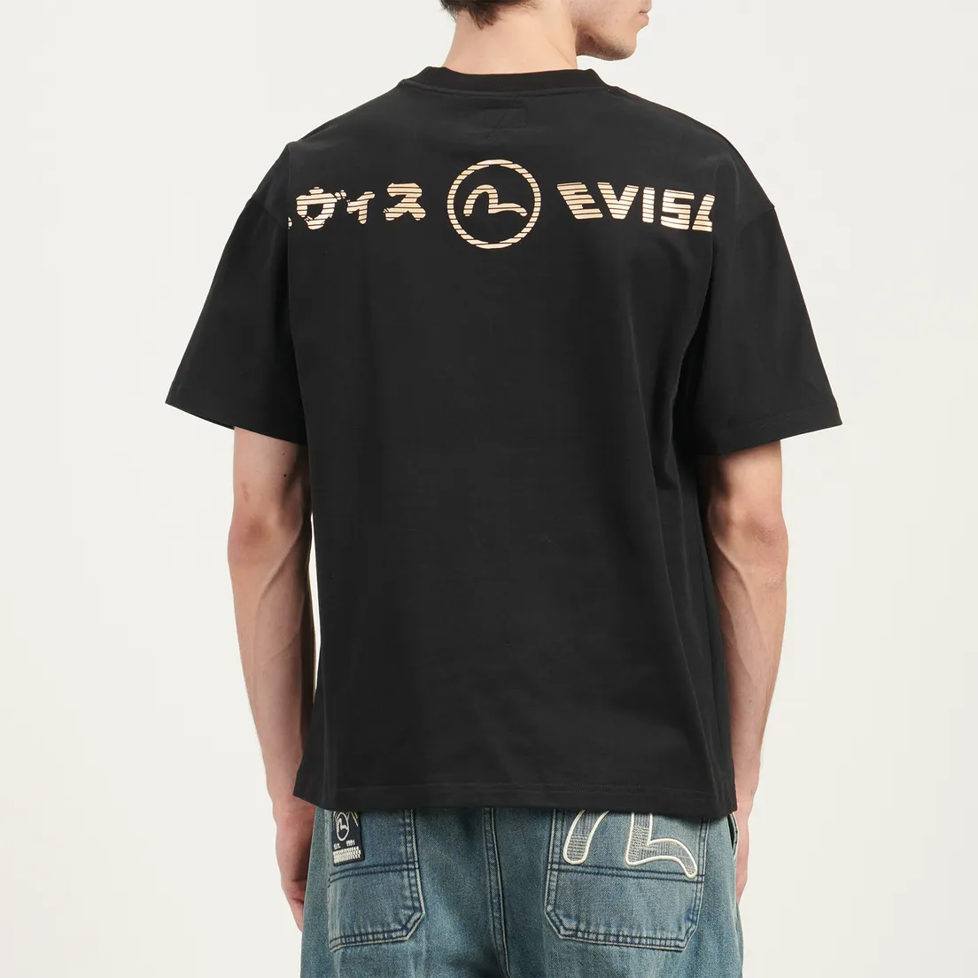 Evisu Мужская футболка Heritage Lion Dance Embroidery