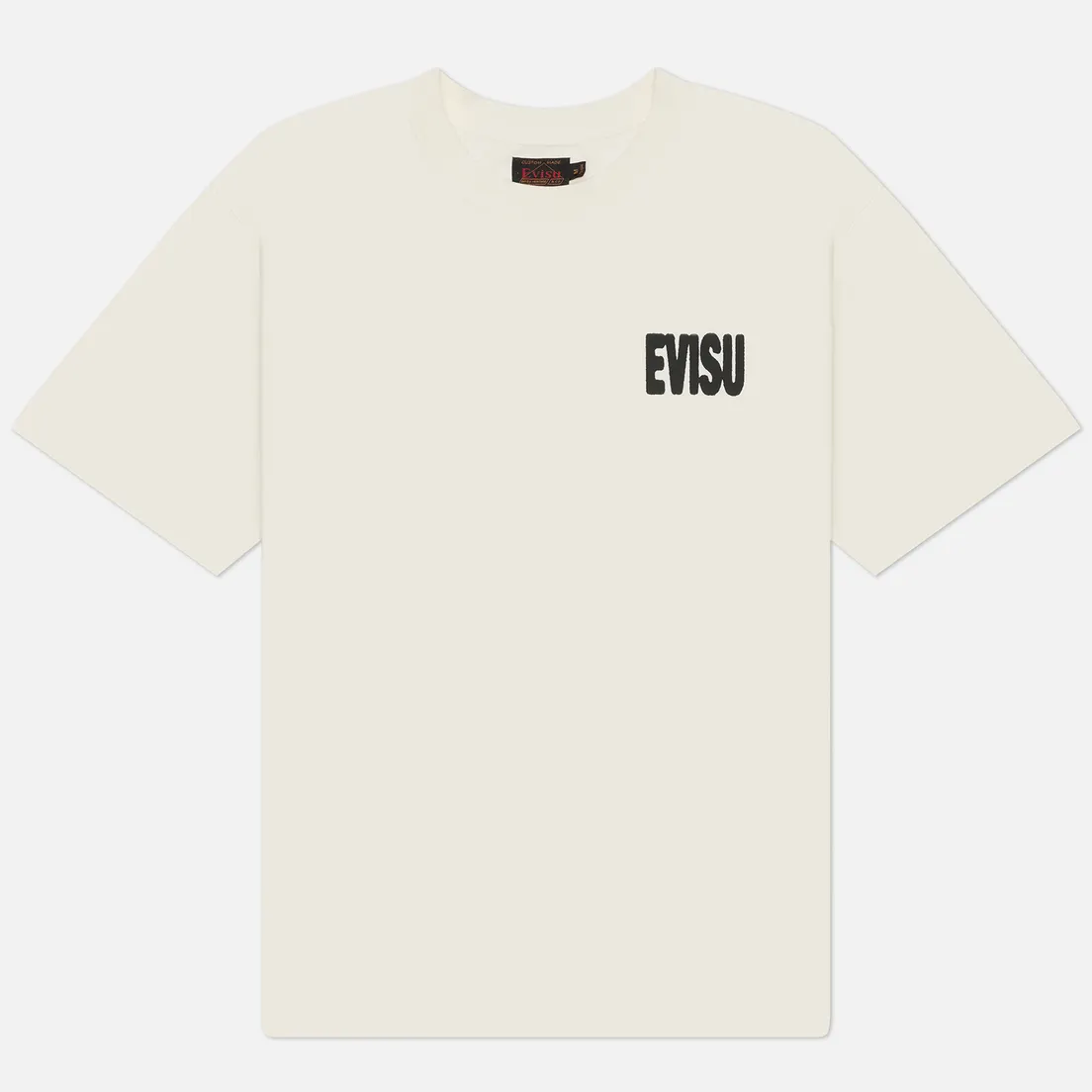 Evisu Мужская футболка Graffiti Style Daicock Print Relax Fit