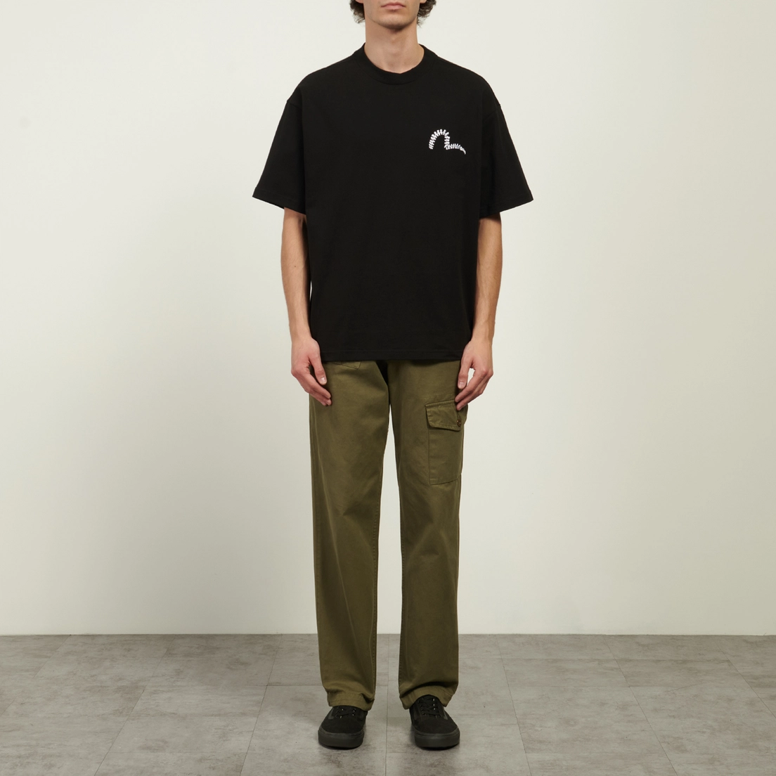 Evisu Мужская футболка Skull & Seagull Print