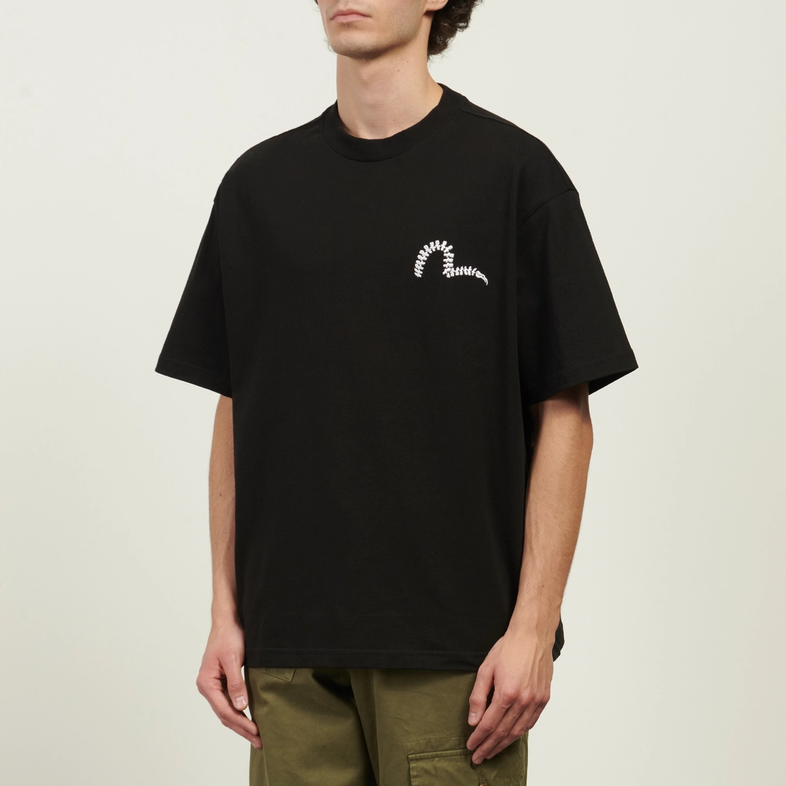 Evisu Мужская футболка Skull & Seagull Print