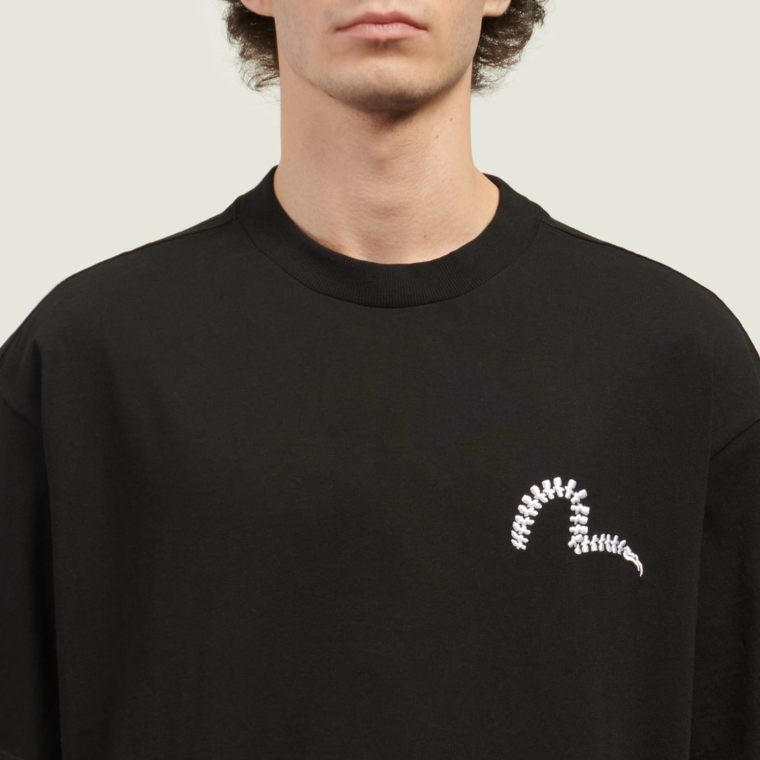 Evisu Мужская футболка Skull & Seagull Print