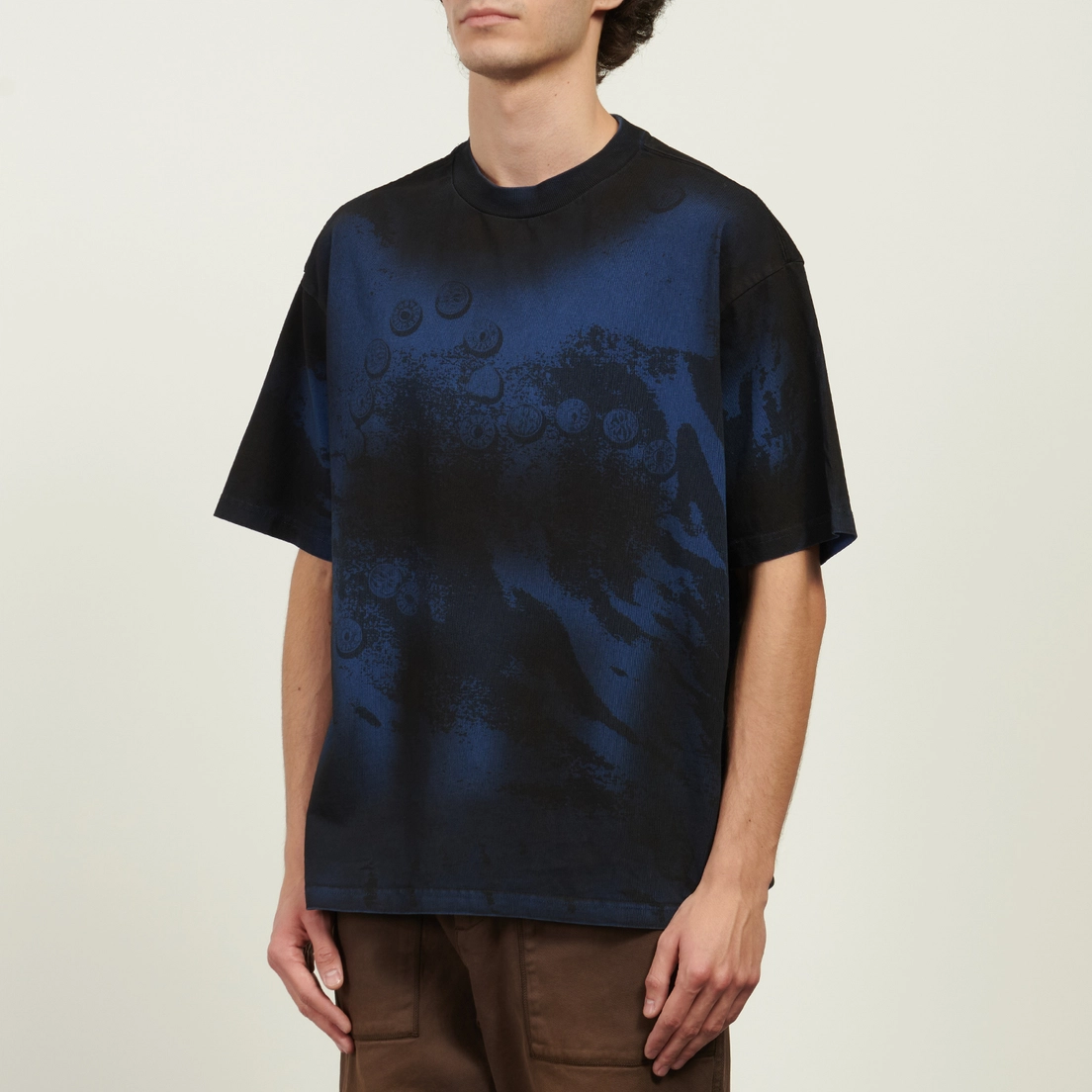 Evisu Мужская футболка Button Seagull Print