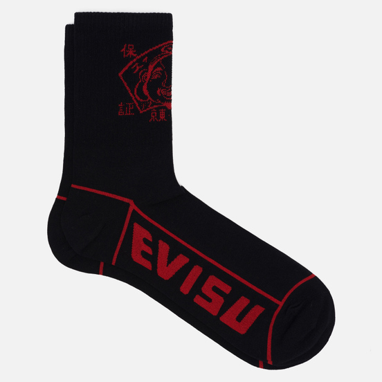 Носки Evisu Godhead Jacquard Short Black