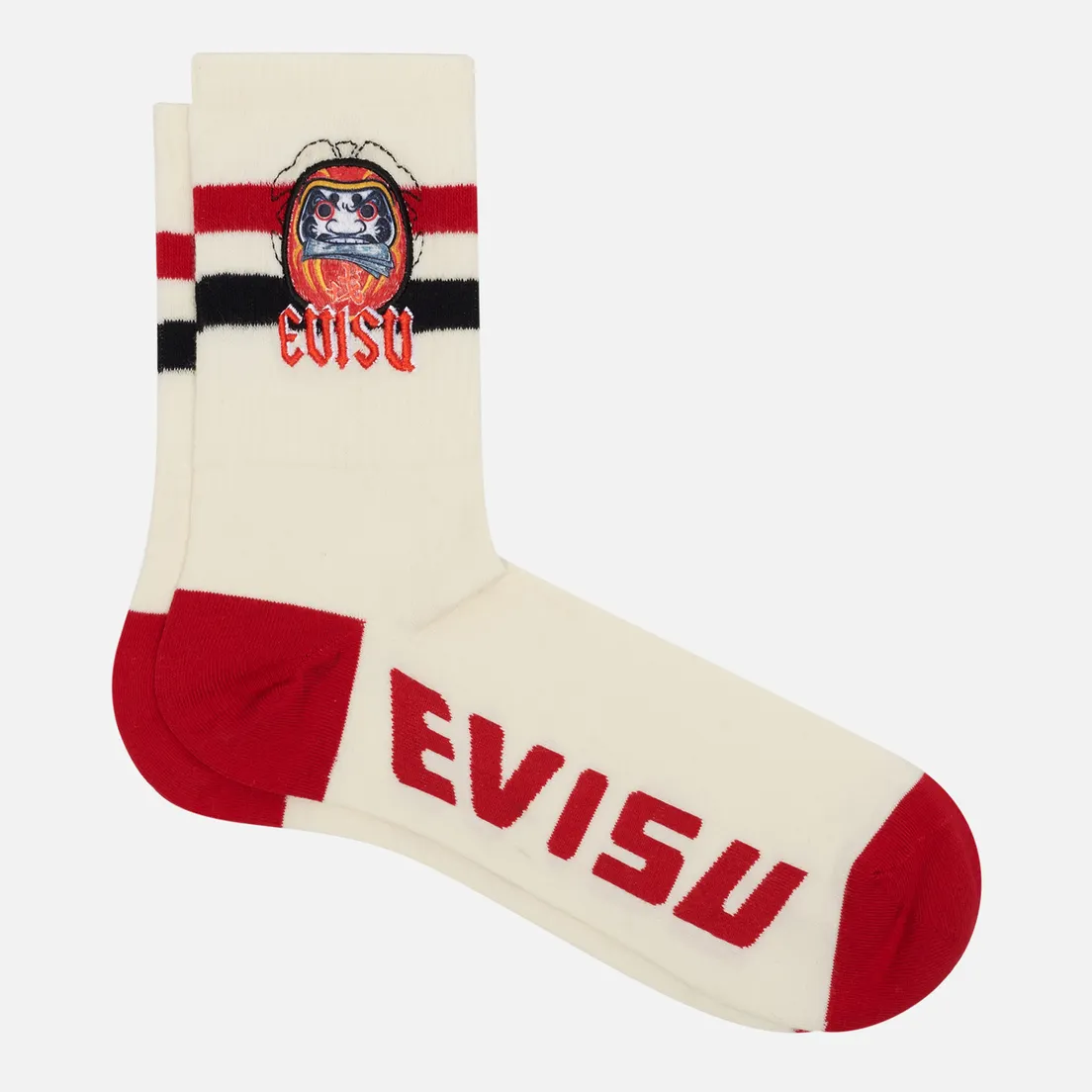 Evisu Носки Daruma Embroidery Short