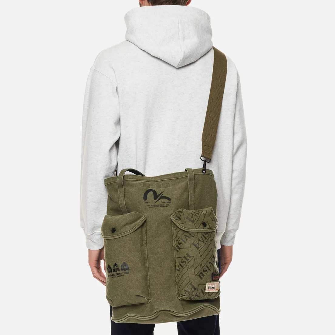 Evisu Сумка Heritage Arm-Look 2-Way Tote