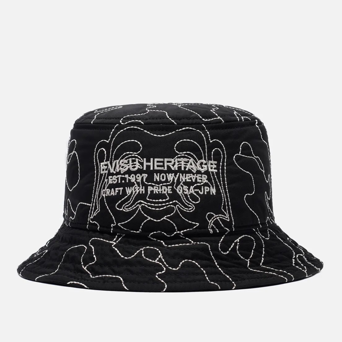 Evisu Панама All Over Godhead Camouflage Pattern