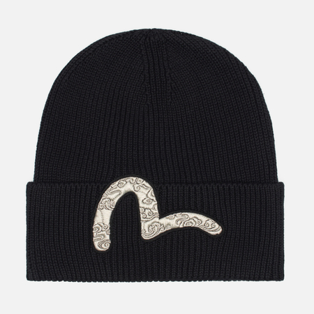 фото Шапка evisu cloud element seagull applique evisu embroidered, цвет чёрный