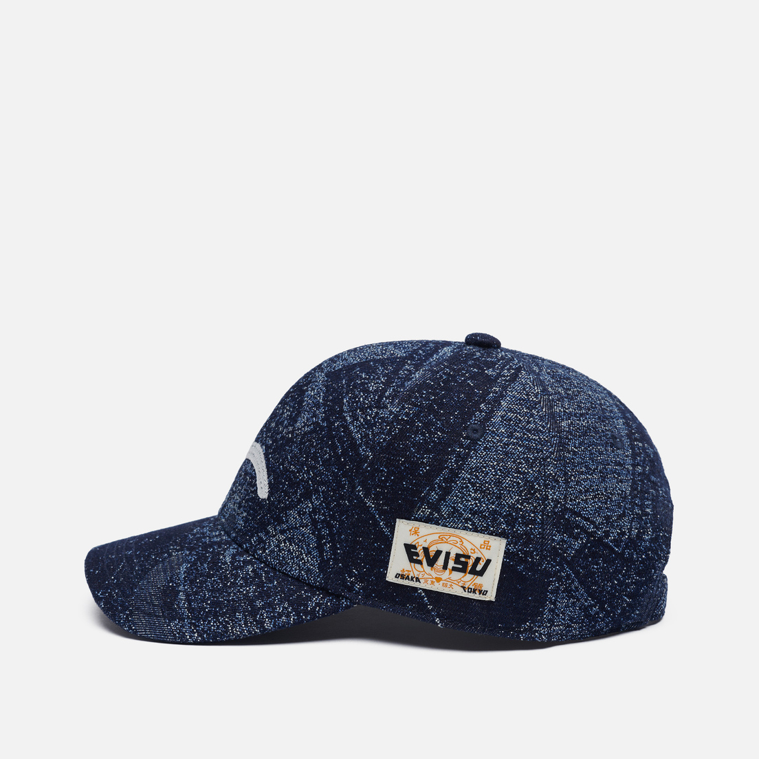 Evisu Кепка Heritage Seagull Embroidery Pocket Jacquard Denim