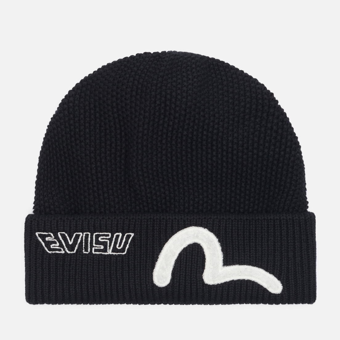 Evisu Шапка Heritage Seagull Evisu Embroidery Knitted