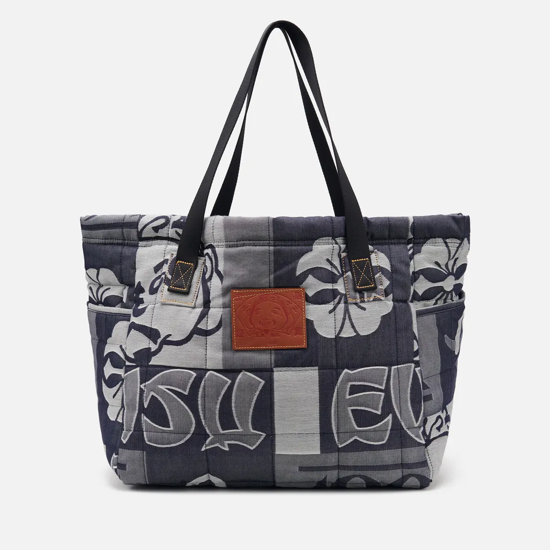 Evisu Сумка Allover Logo Jacquard Print Denim Tote