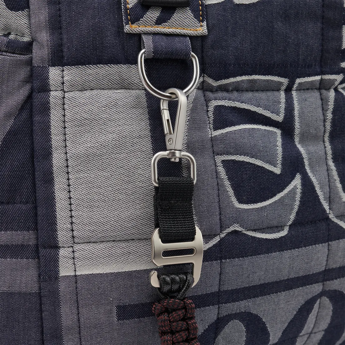 Evisu Сумка Allover Logo Jacquard Print Denim Tote
