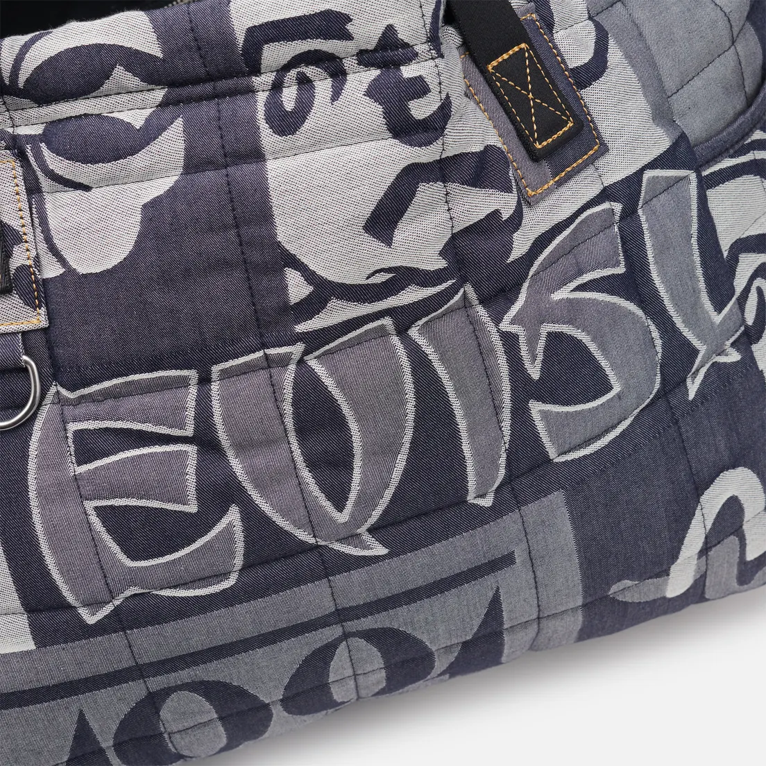 Evisu Сумка Allover Logo Jacquard Print Denim Tote