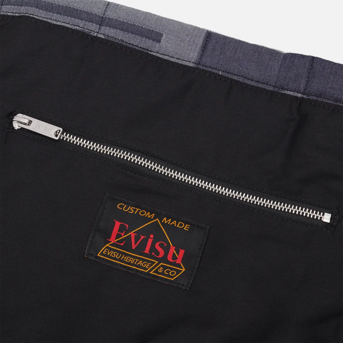 Evisu Сумка Allover Logo Jacquard Print Denim Tote