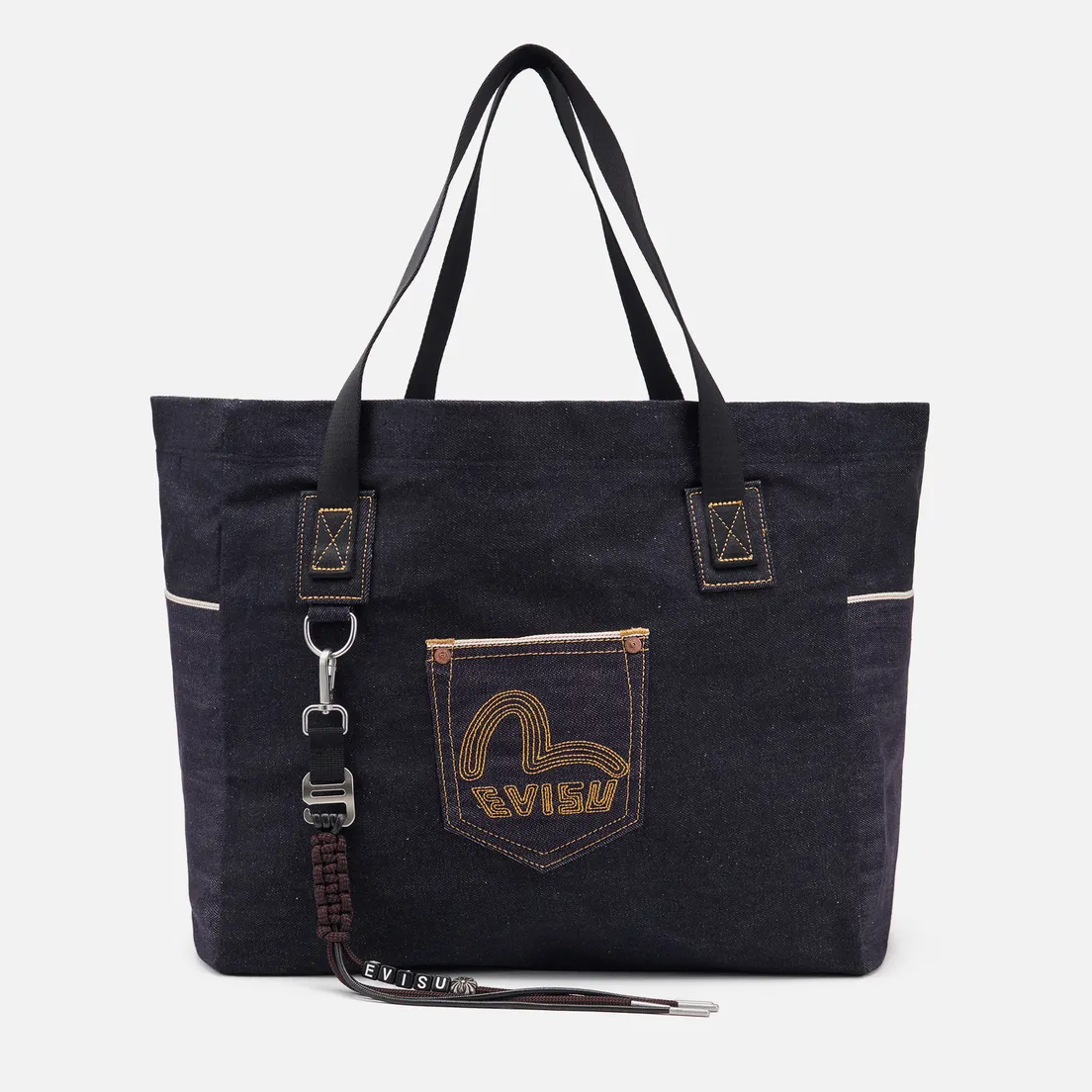 Evisu Сумка Seagull Embroidery Denim Tote
