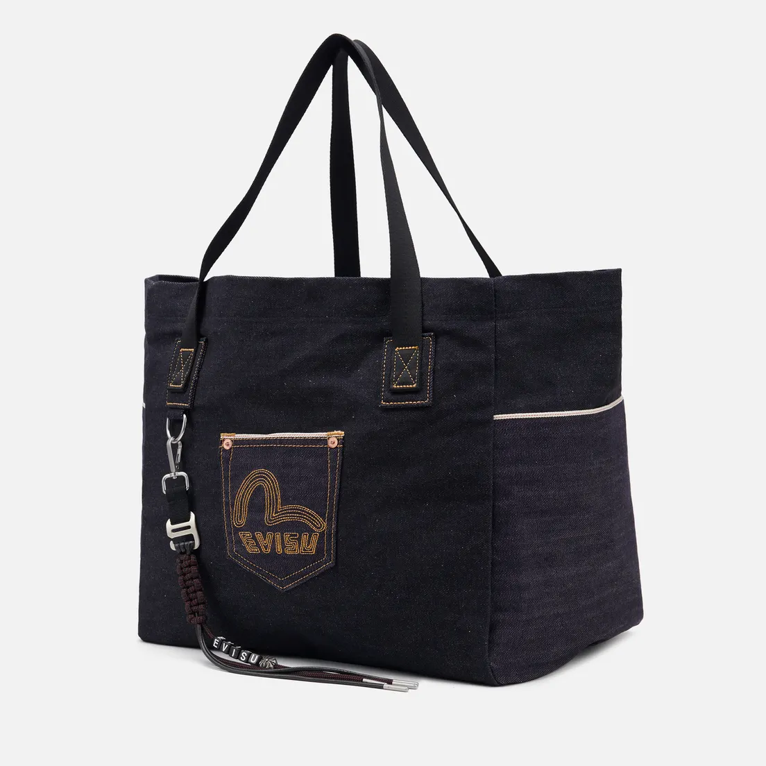 Evisu Сумка Seagull Embroidery Denim Tote