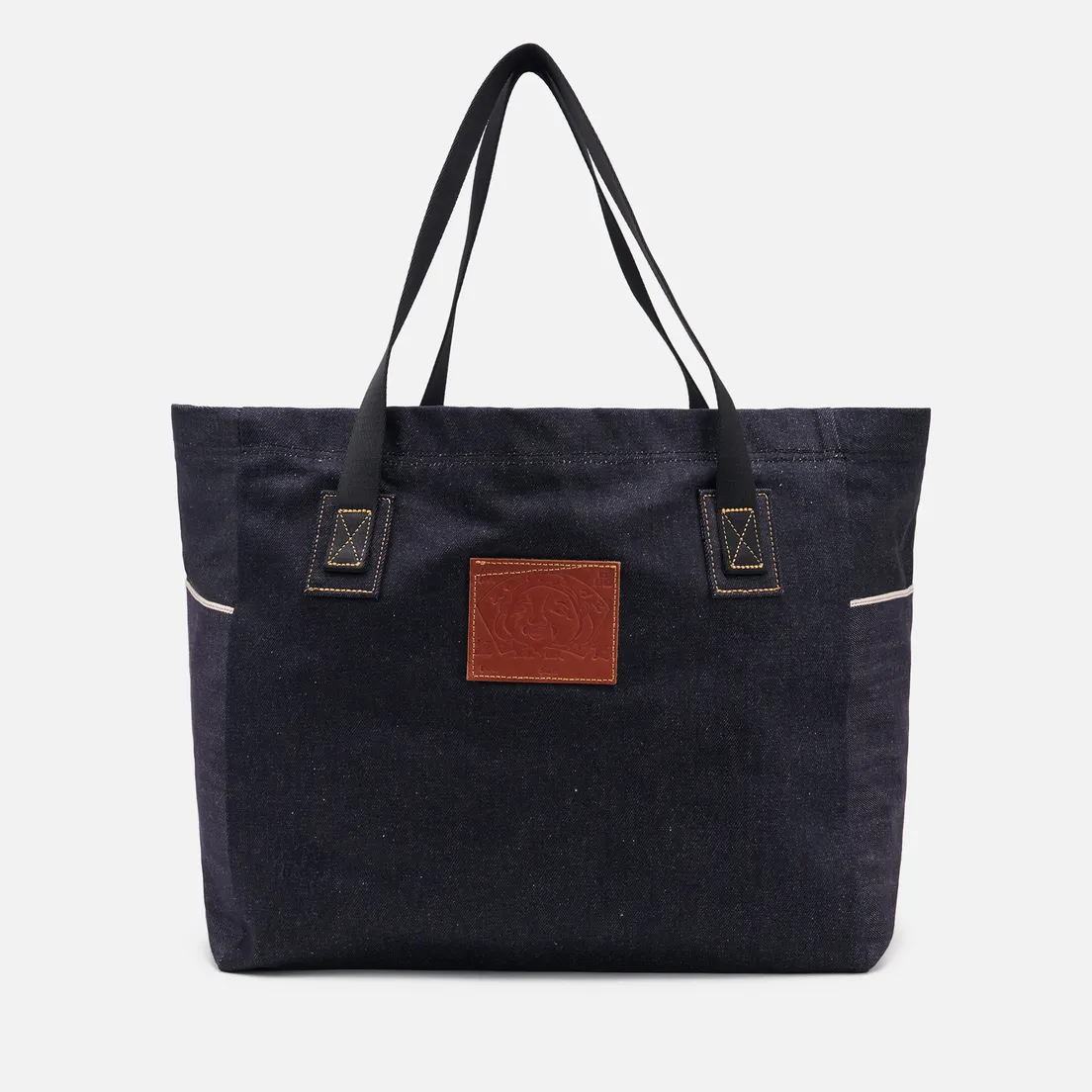 Evisu Сумка Seagull Embroidery Denim Tote