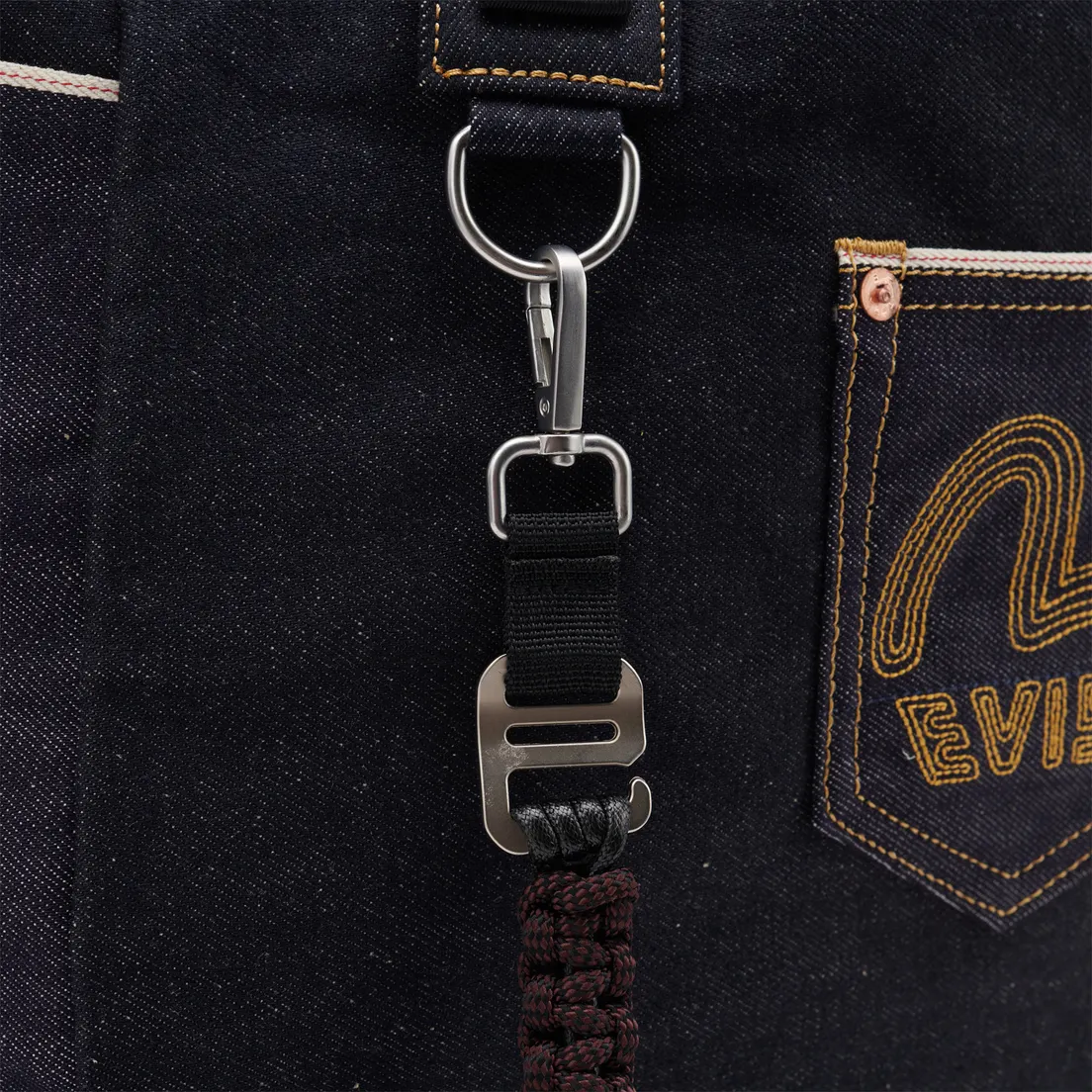 Evisu Сумка Seagull Embroidery Denim Tote