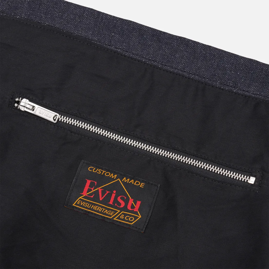 Evisu Сумка Seagull Embroidery Denim Tote