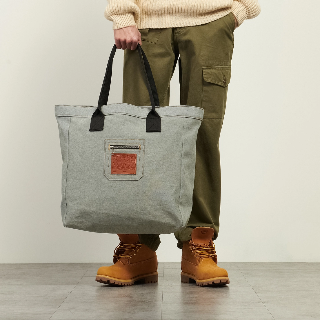 Evisu Сумка Heritage Godhead Jacquard Denim Tote