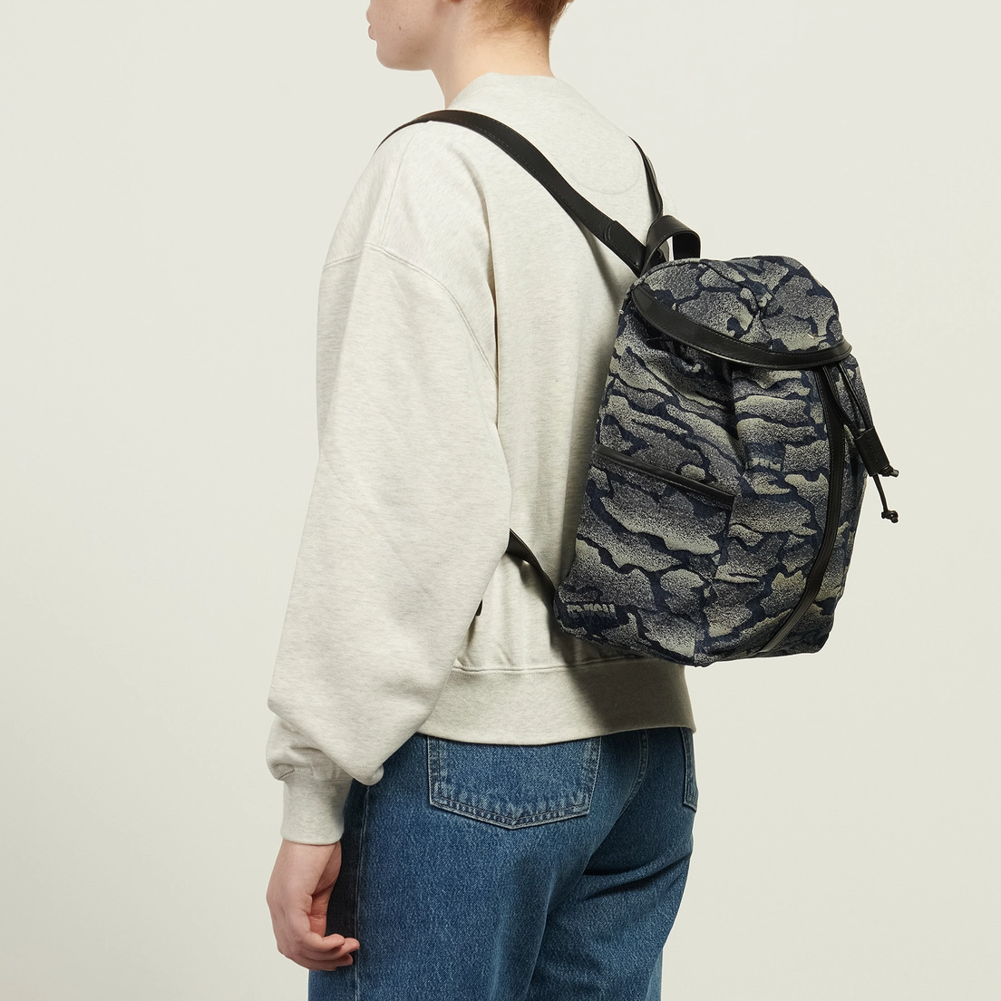 Evisu Рюкзак Ishigaki Camo Jacquard Denim