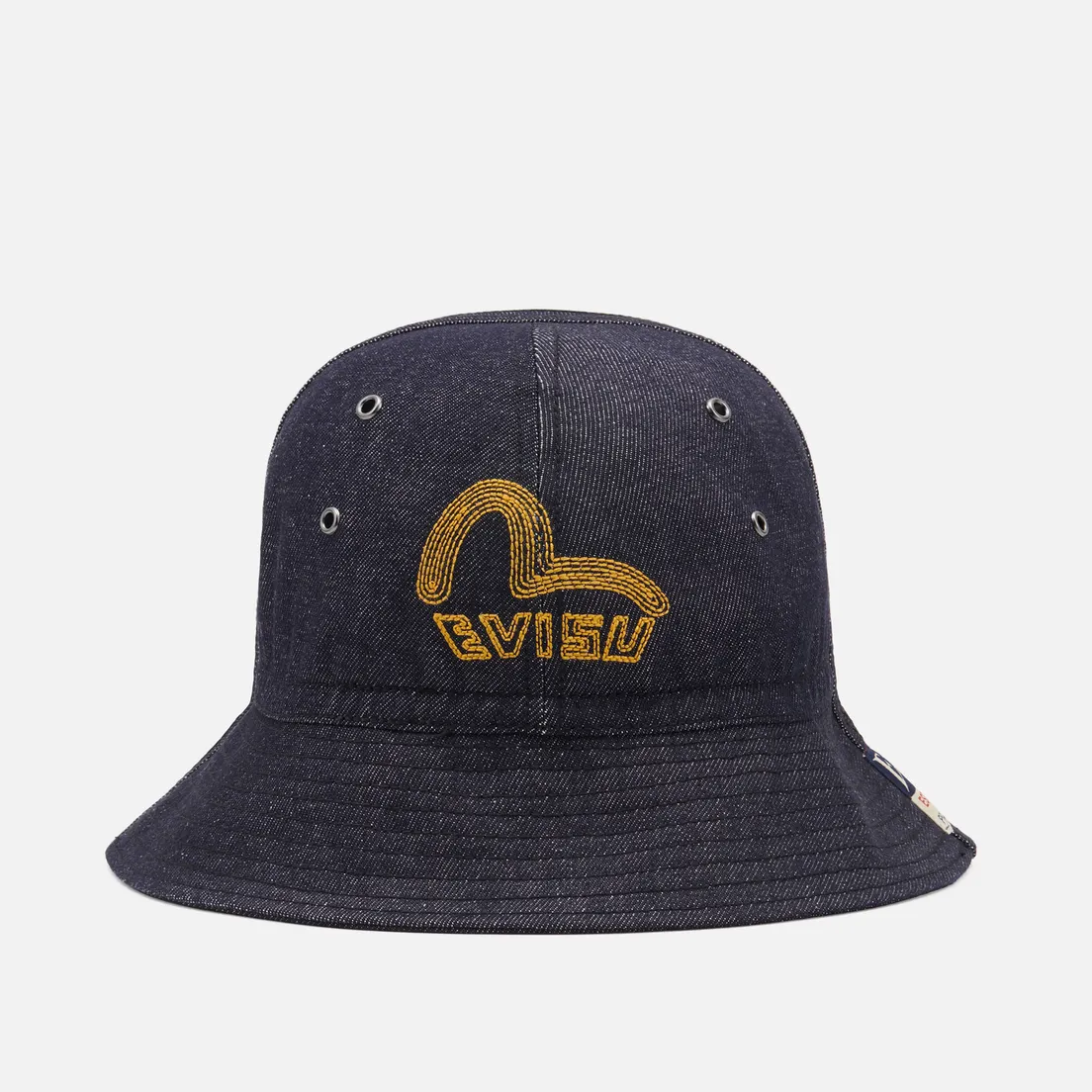 Evisu Панама Logo & Seagull Embroidery Denim