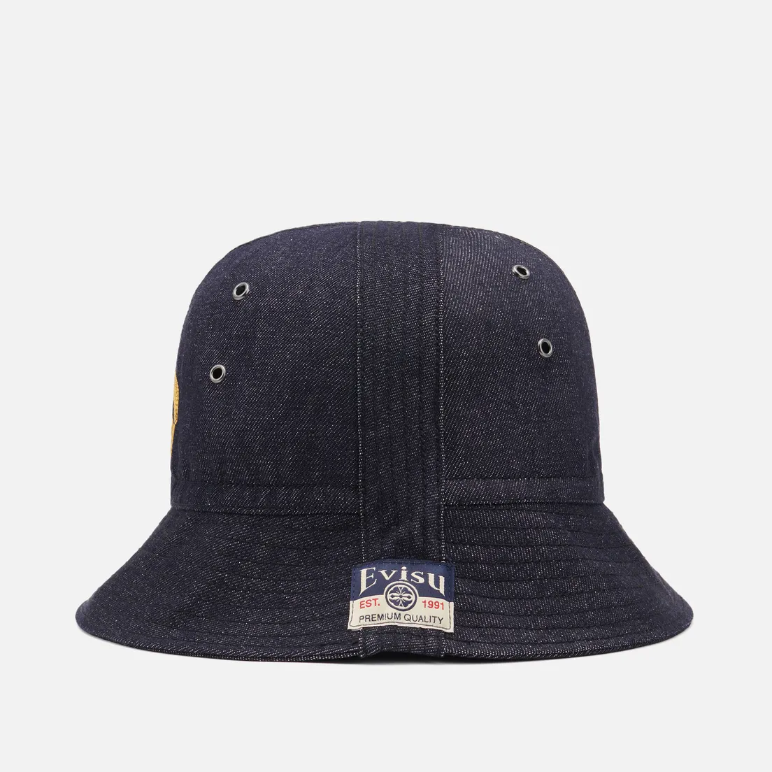Evisu Панама Logo & Seagull Embroidery Denim