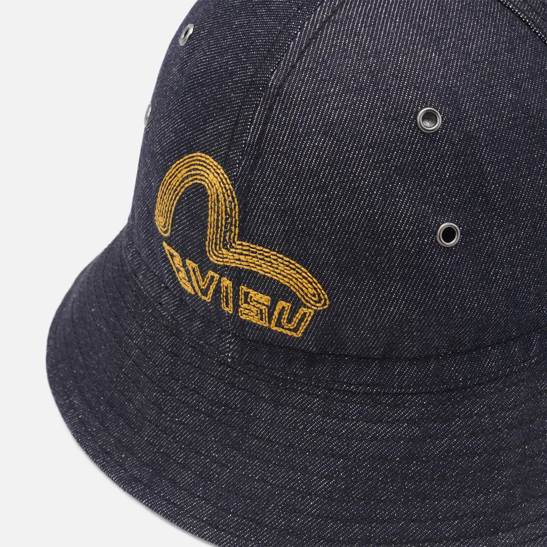 Evisu Панама Logo & Seagull Embroidery Denim