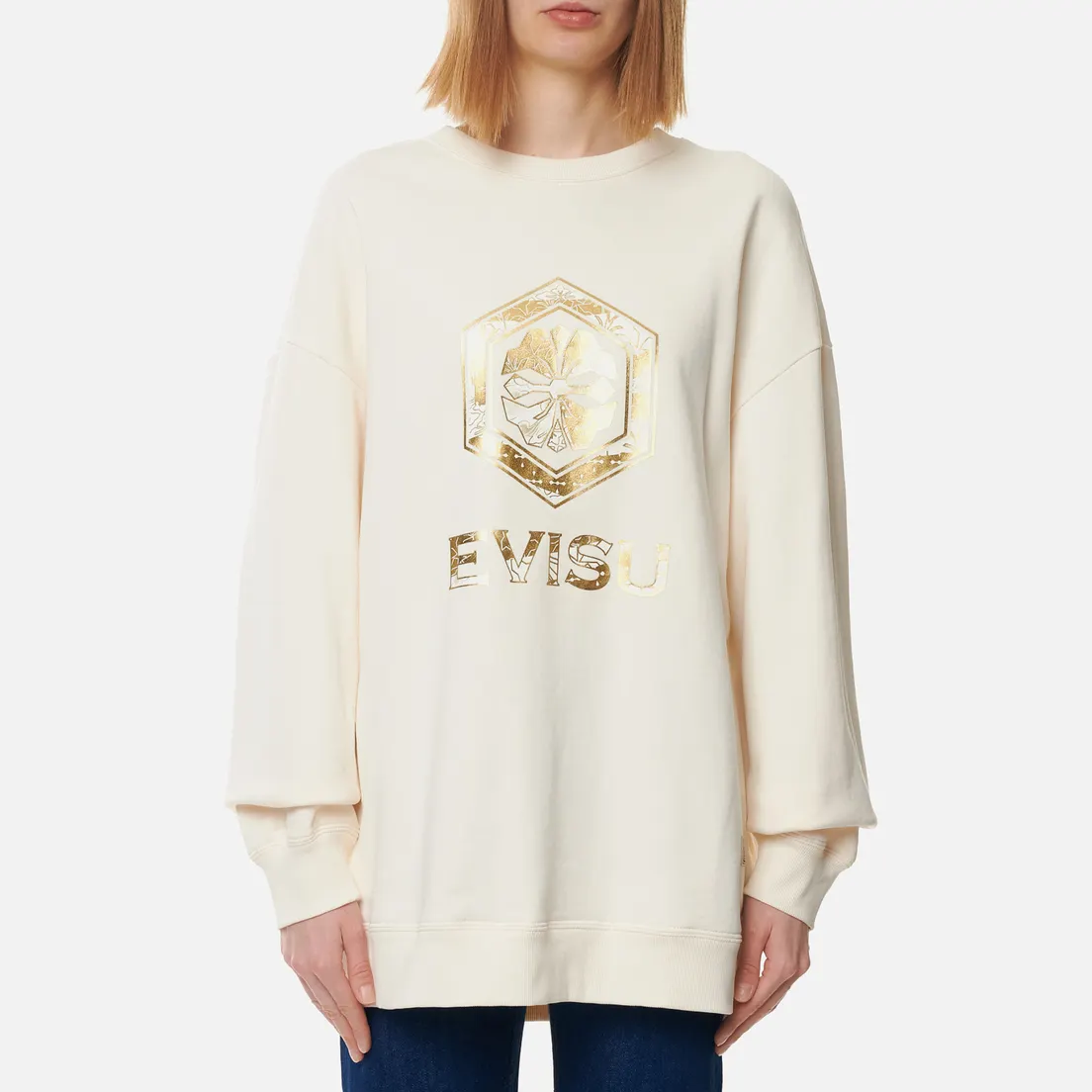Evisu Женская толстовка Kamon Daicock Printed Tunic