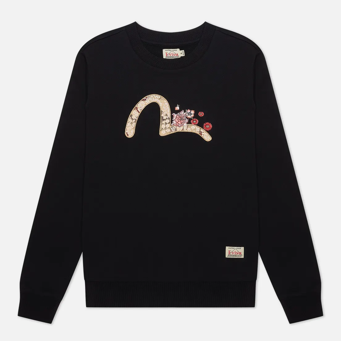 Evisu Женская толстовка Brocade Inserted Seagull