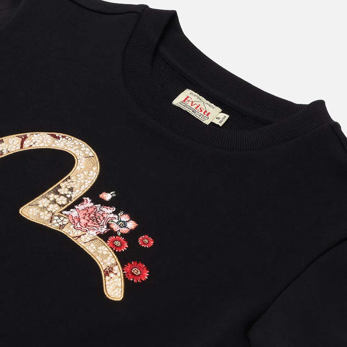 Evisu Женская толстовка Brocade Inserted Seagull