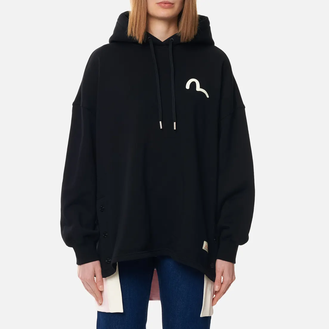 Evisu Женская толстовка Daruma Printed Oversize