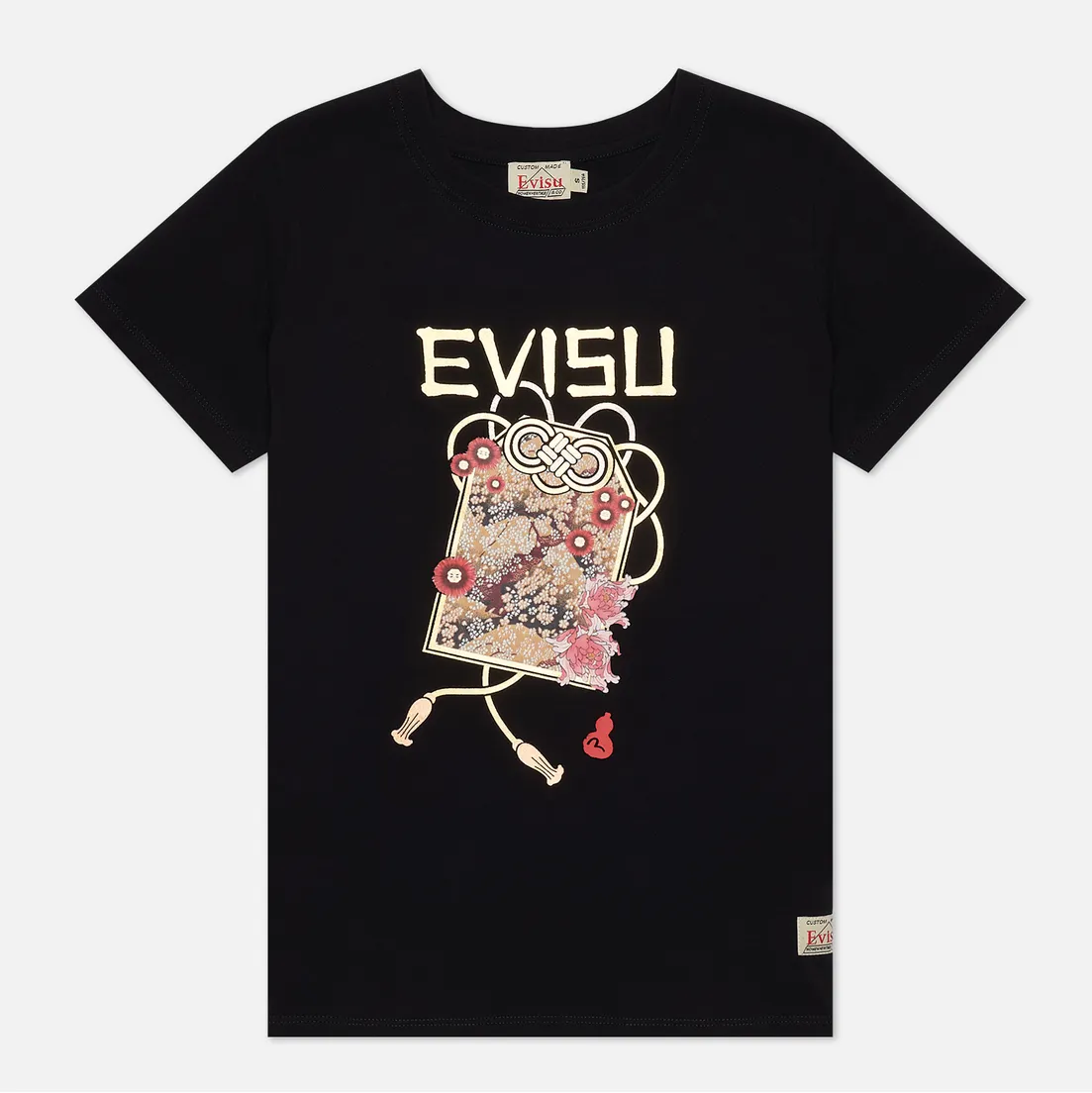 Evisu Женская футболка Brocade Printed