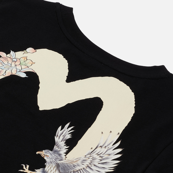 Женская футболка Evisu Printed Daicock Black