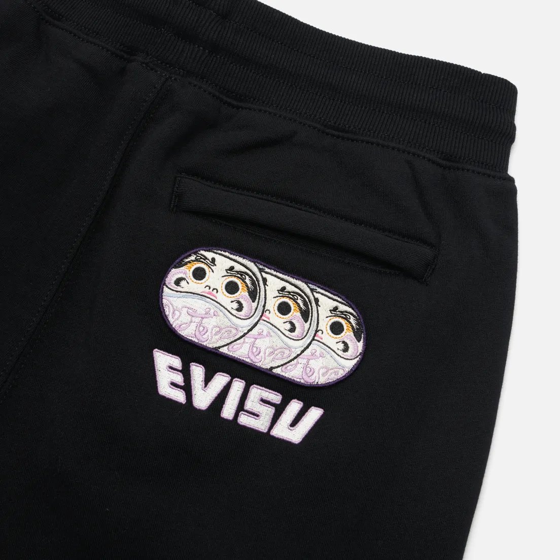Evisu Женские брюки Embroidered Daruma