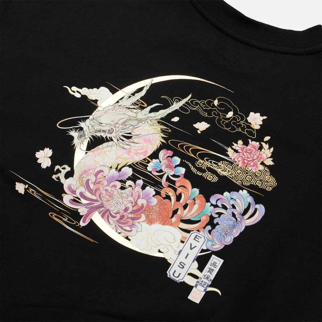 Evisu Женская толстовка Moonlight Dragon Printed