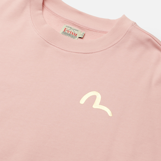 Женская толстовка Evisu Moonlight Dragon Printed Dusty Pink
