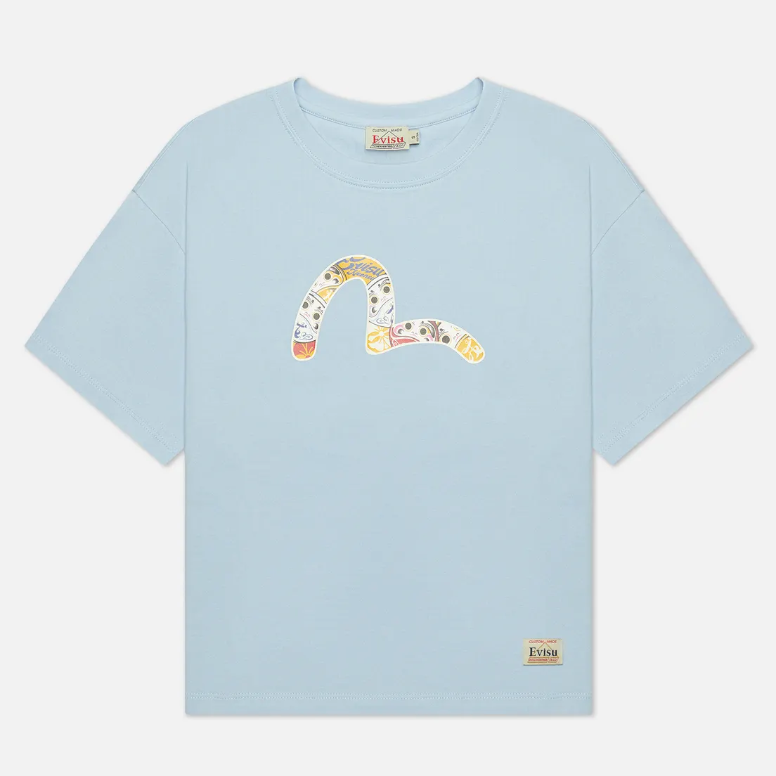 Evisu Женская футболка Daruma All Over Printed Seagull