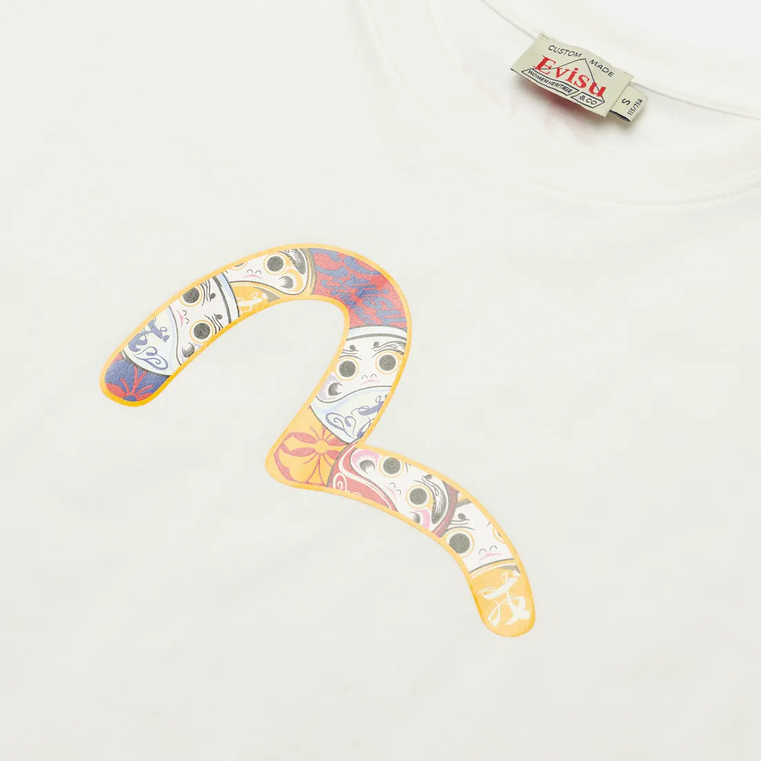 Evisu Женская футболка Daruma All Over Printed Seagull