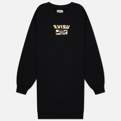 Женская толстовка Evisu All Over Printed Daicock Tunic Black