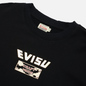 Женская толстовка Evisu All Over Printed Daicock Tunic Black фото - 1