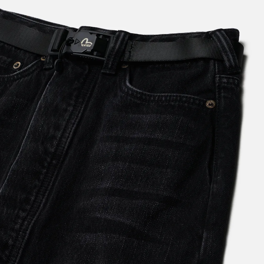 Evisu Женская юбка Seagull Applique Embroidered Denim