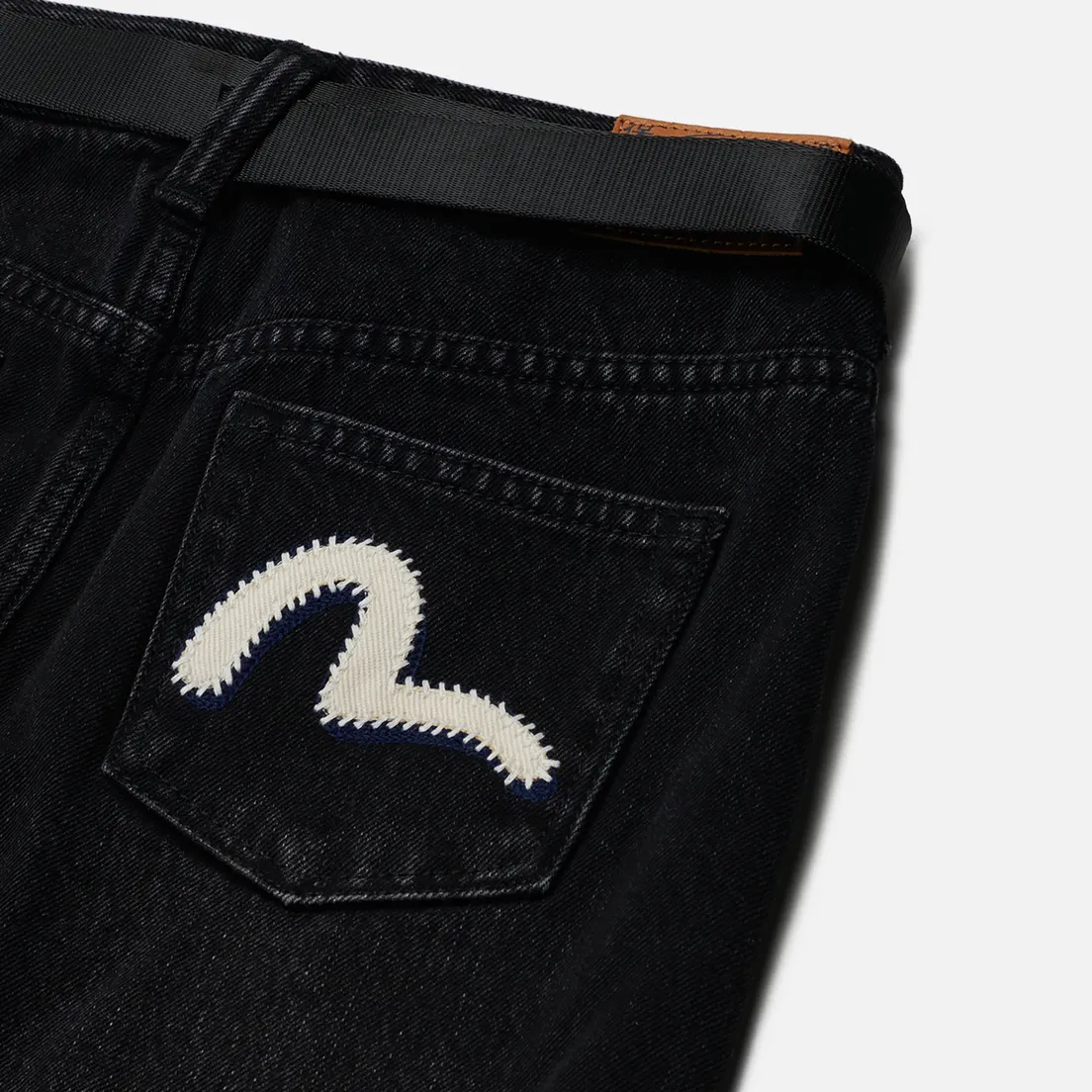 Evisu Женская юбка Seagull Applique Embroidered Denim