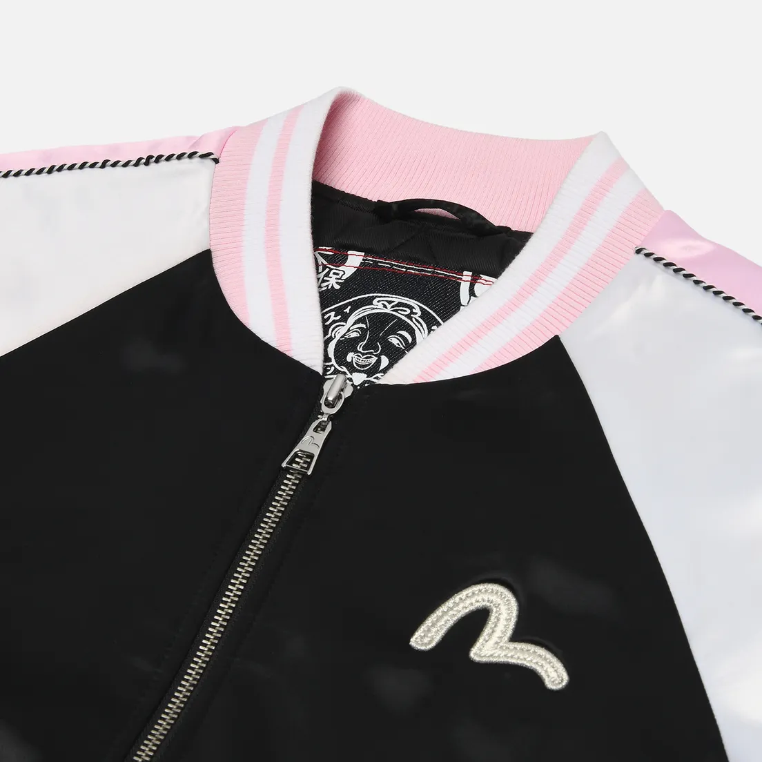 Evisu Женская куртка бомбер Metallic Embroidery Souvenir
