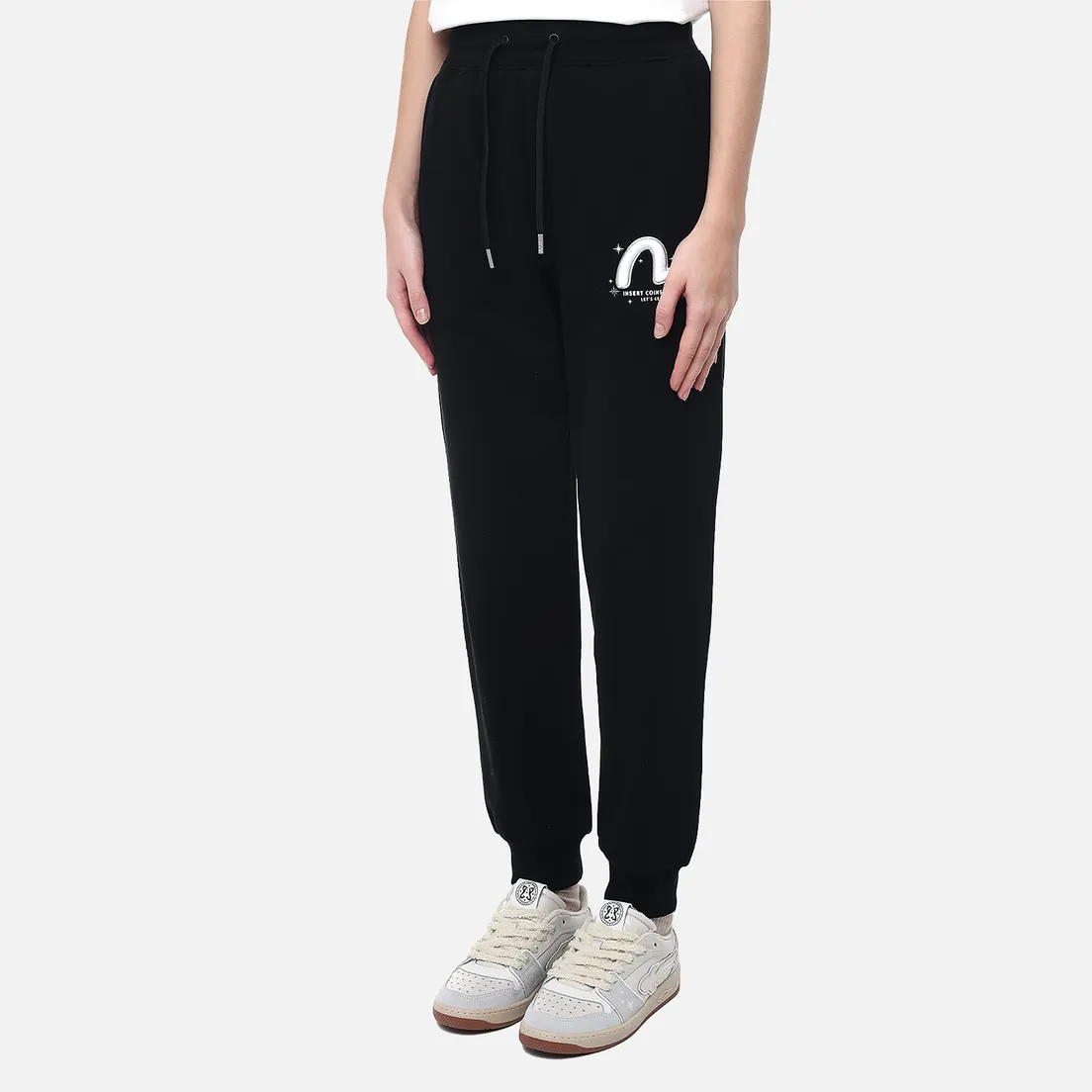 Evisu Женские брюки Logo Print And Seagull Embroidery Regular Fit