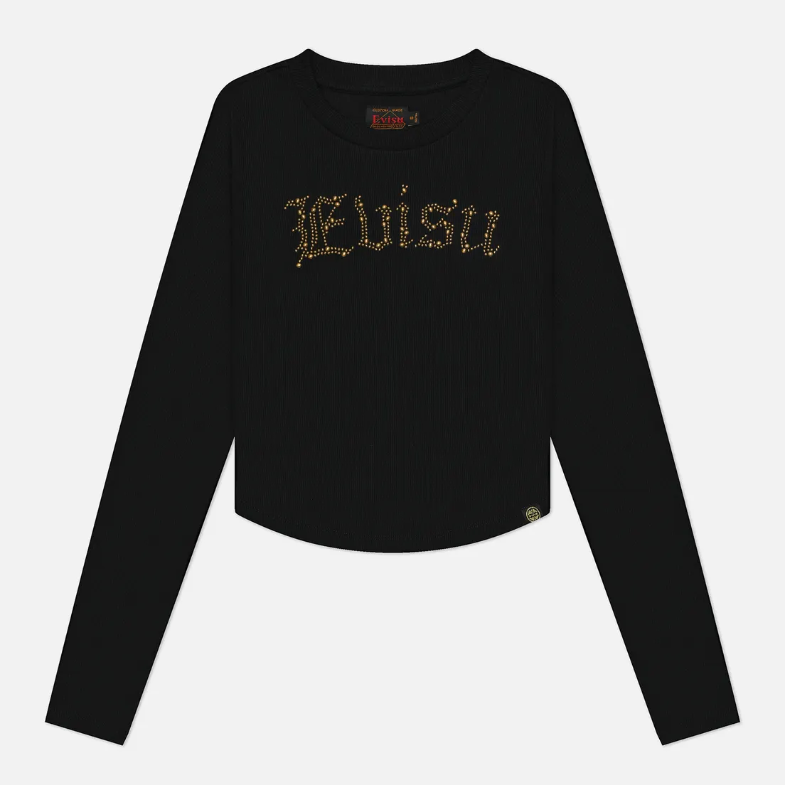 Evisu Женский лонгслив Studs Embellished Logo Regular