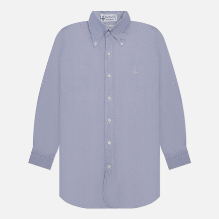 фото Мужская рубашка evisu nashville 3 button-down, цвет голубой, размер s